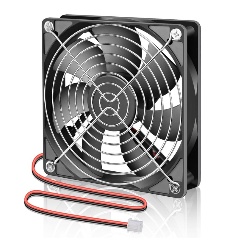 Wathai 120mm x 25mm 12V DC Brushless Cooling Fan Dual