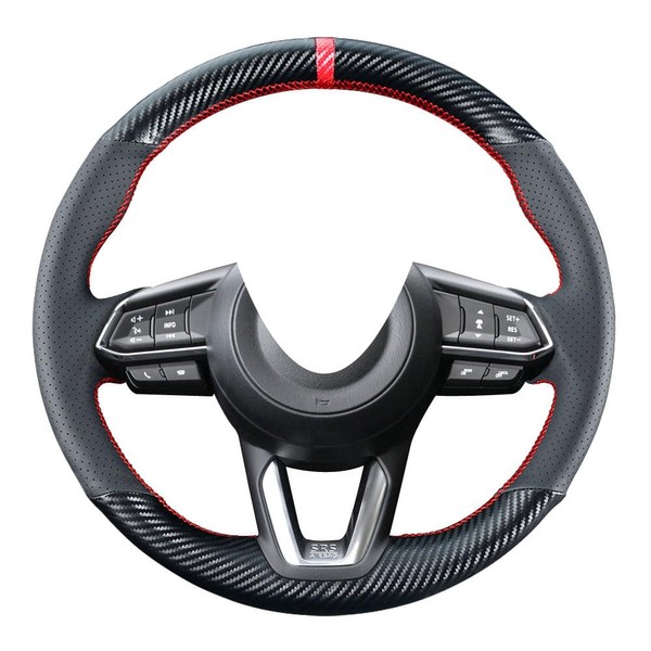 Carkooler - Funda de volante para Mazda 3 / 2017-2020,