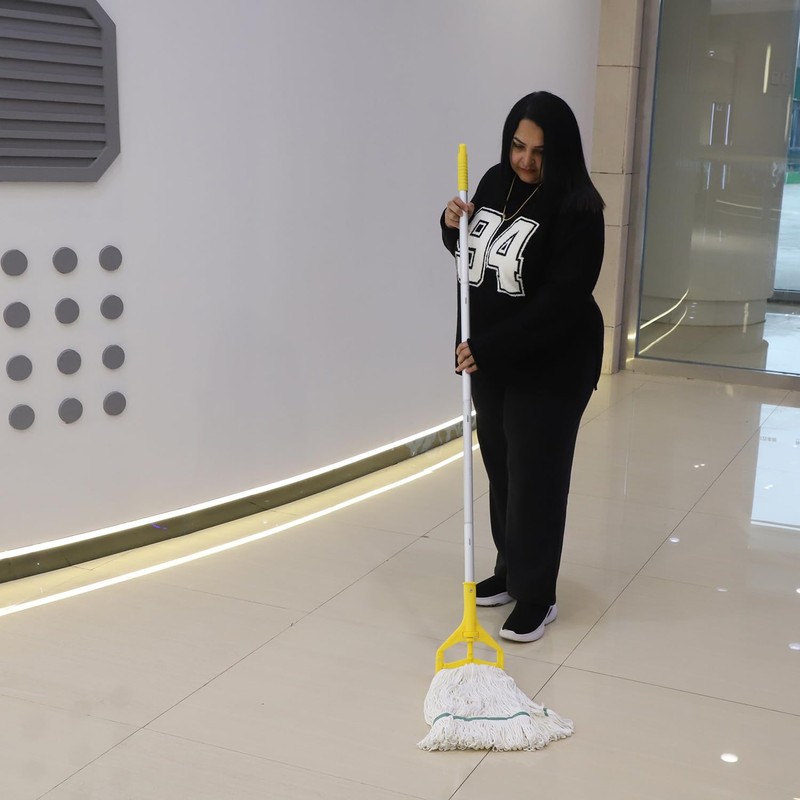 Midoneat Commercial Mop Bucket with Side Press Wringer on Wheels,