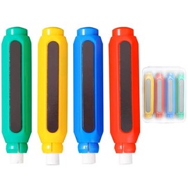 Chalk Holder - Chalk Extender with Magnetic, Keeps Hands Mess Free - Chalk Resistant - School Teacher Classroom Meeting Room 4 Chalk