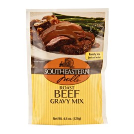 Kauffman Orchards Roast Beef Gravy Mix by Southeastern Mills, 4.5 Oz. (Pack of 2)