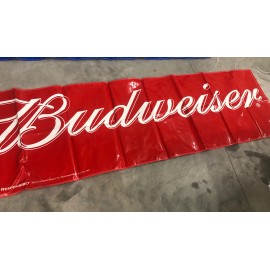Budweiser Nascar BUDWEISER BANNER SIGN BEER