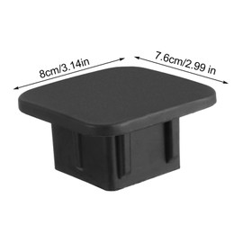 Outanaya Trailer Hitch Cover Durable Receiver Tube Plug Protects Tow Receiver from Dirt and Moisture for Outdoor Use