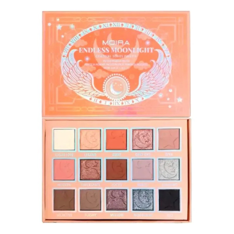 Moira Paleta De Sombras Ojos Belleza Tonos Brilla Color de