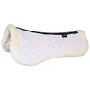 Equinate Sidney Padded Saddle Pad with Synthetic Lambskin Horse Pony