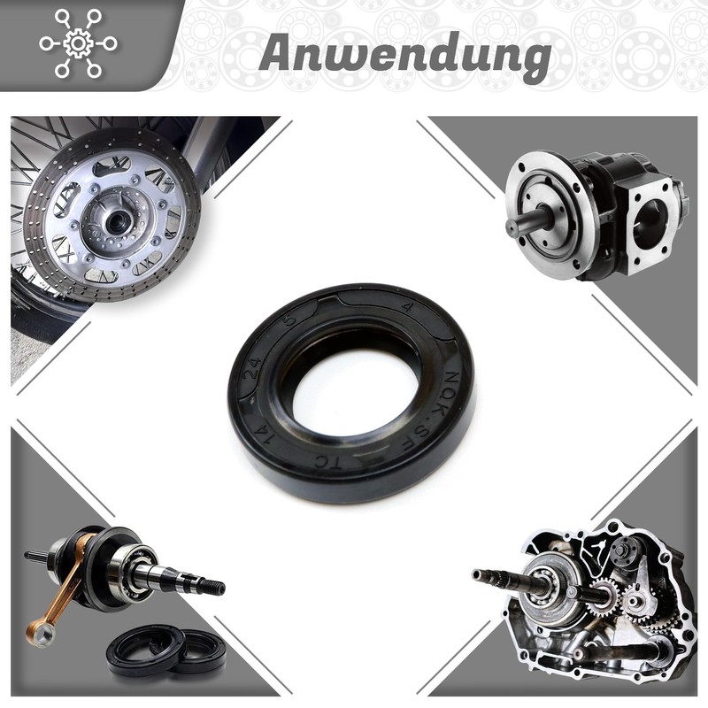 Parts and Parts Shaft Seal 14 x 24 x 5