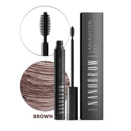 Nanobrow Professional Makeup Eyebrow Gel Brown Colouring Eyebrow Gel Eyebrow Styling and Makeup 2-in-1 and Fixed Eyebrow Colour