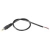 uxcell 2pcs DC Power 4.0mm x 1.7mm 3A 30cm Barrel