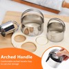 HULISEN Stainless Steel Biscuit Cutter Set, Pastry Scraper and Dough