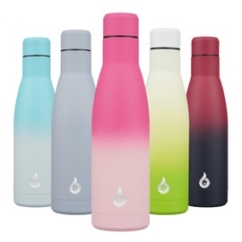 BJPKPK Insulated Water Bottle 17oz Stainless Steel Water Bottles Reusable Metal Thermos Water Bottle Keep Cold And Hot,Cherry