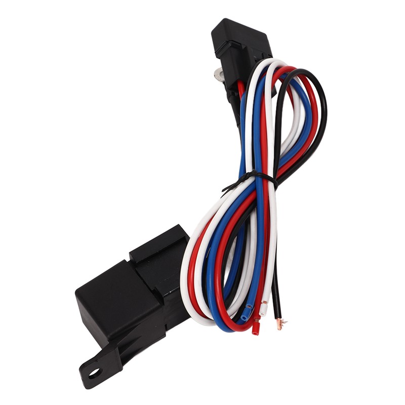 12V Electric Radiator Fan Thermostat Control Relay Wire Kit Complete