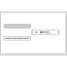 EGP IRS Approved Tax Envelope, 4up Quadrant Style for w2, Size 5.75 x 8.75, Moisture Seal (Item TF99991) - Quantity 500 Envelopes
