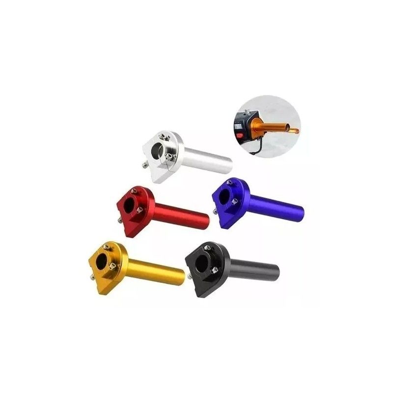 WS Acelerador Rapido 1/4 De Mila Para Moto, Colores Giro