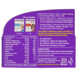 Vitabiotics Wellwoman Energy Natural Orange Flavour (10 Tablets)