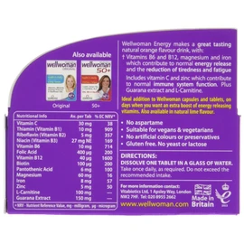 Vitabiotics Wellwoman Energy Natural Orange Flavour (10 Tablets)