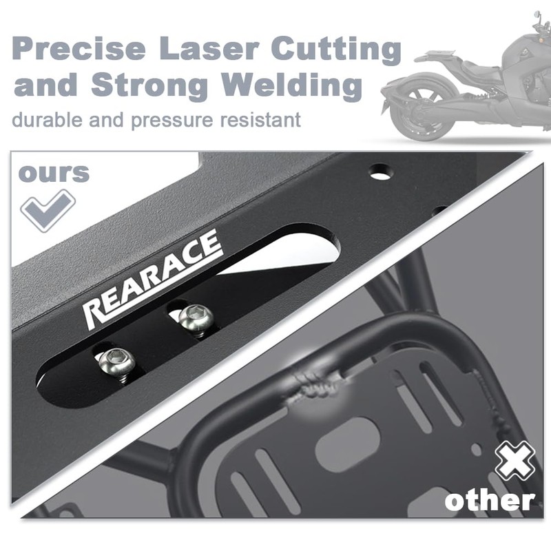 REARACE Rear Luggage Rack Fit for Can-Am Ryker 900 /