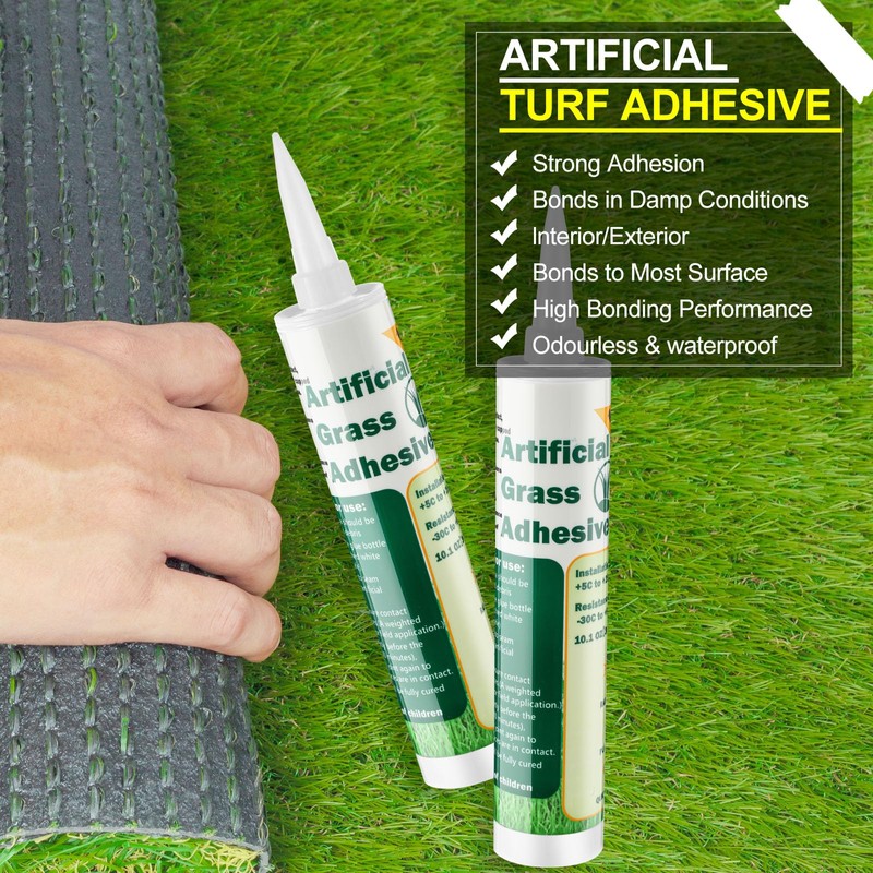 Threlaco 1 Tube Turf Glue for Artificial Grass 10 oz