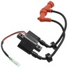 CADUFUELLY 65W-85570-00-00 Outboard Ignition Coil, Replacement for Yamaha 6HP 8HP