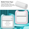 Chazcool Mini Papel de Impresora Térmica, 57x25mm Mini Papel Térmico,