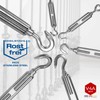 Stainless Steel Turnbuckle with Two Hooks Rust-Proof V4A According to