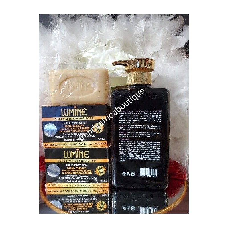 Asian 2pc. Lait ASIAN Glow Body Lotion 24k GOLD half-C