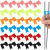 30 Pieces Chopstick Helper Training Kit Chopsticks Connector Reusable Plastic