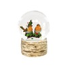 Gisela Graham Large Robin Winter Scene Snow Globe Dome Christmas