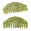 Lantelme Jade Head Comb Gua Sha Face Body Anti-Ageing Comb
