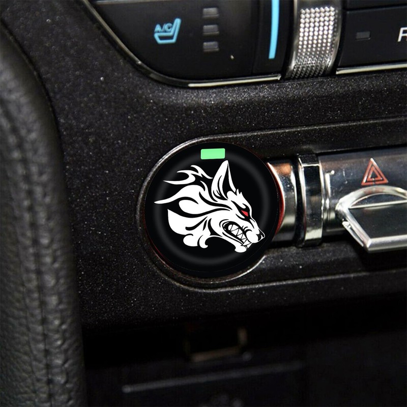 TOOLEPIC Push Start Button Cover for Mustang 2015-2025 – Engine