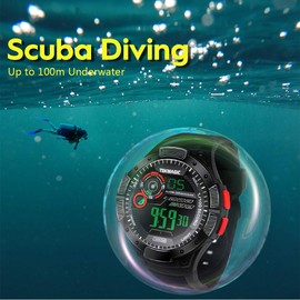 BANGLIN 10 ATM Waterproof Watch Luminous Sports Watch with Alarm, Chronograph, Calendar Functions, 12/24 Hour Format Selectable