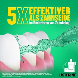 LISTERINE Total Care Zahnfleisch-Schutz (1000 ml), antibakterielle Mundsp√ºlung mit Fluorid f√ºr gesundes Zahnfleisch, Zahnpflege Mundwasser reduziert Zahnbelag mit 6 in 1 Wirkung