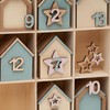 VBS Advent Numbers 1-24 Nature 2 cm Painted Advent Calendar