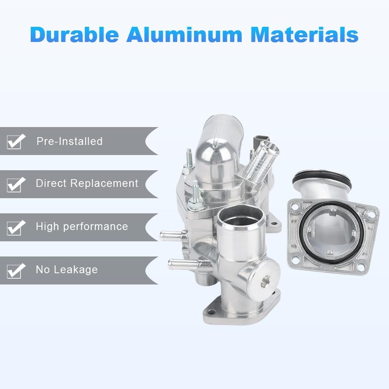 WMPHE Aluminum Engine Coolant Thermostat Housing Compatible with Jaguar Vanden