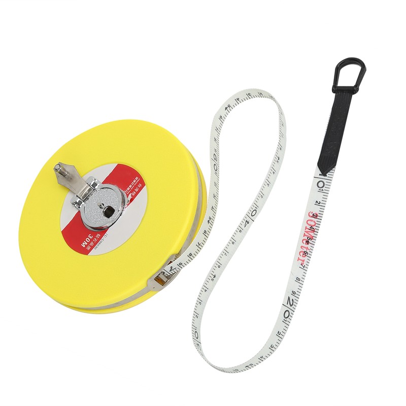 Tape Measure Glass Fiber Flexible Ruler Disc Shape Industrial Measuring