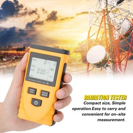 Radiation Tester,Electromagnetic Radiation Detector,EMF Tester GM3120,Sound and Light Alarm,Data Locking,Radiation Assessment,Large and Clear LCD Display Screen,Compact Size