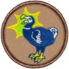 Dodo Bird Patrol Patch - 2" Diameter Round Embroidered Patch