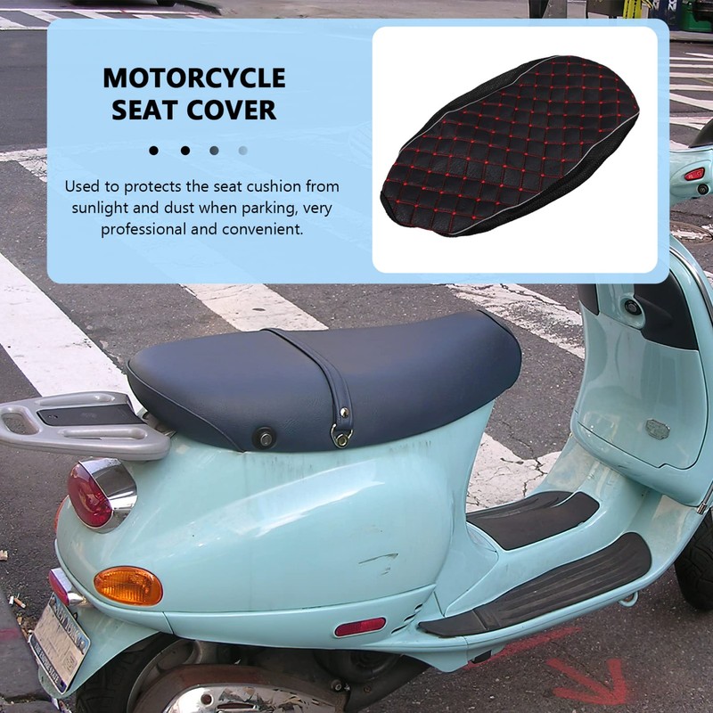 VICASKY Motorcycle Seat Cover 3D Honeycomb Mesh Cushion Cover with