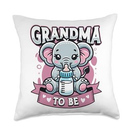 Pregnancy Announcement New Grandma To Be Throw Pillow