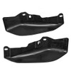 HIYOYO Vivid Black Mid-Frame Air Deflector Heat Shield Trim Cover