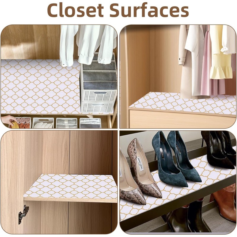 Shelf Drawer Liners for Kitchen Cabinets 11.8 x 236.2 Inches