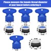 12 Pieces Faucet Cache Aerators with Faucet Aerator Removal Tool