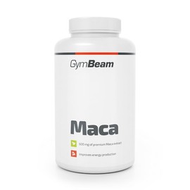 GymBeam GymBeam Maca Kapseln - Hochdosiert, 1800 mg pro Tagesdosis, Superfood, Adaptogen zur F?rderung der geistigen und k?rperlichen Leistungsf?higkeit, Fruchtbarkeit und Verringerung von Mdigkeit (240 Kap)