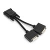 Conversion Line DMS 59PIN to DVI 24+5 Female Dual Adapter