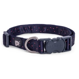 Petface Scarlet Ditsy Spot Dog Collar, Large