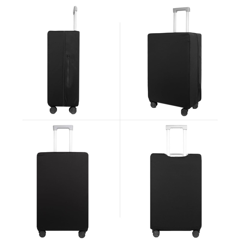 Linpr Transparent PVC Suitcase Cover, No Disassembly Required Clear Luggage