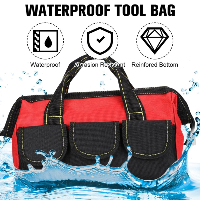 Sanwuta 3 Pack Tool Bag for Men with Waterproof Hard