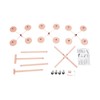 SHOUMANUAL Wig Head Stand, 12-Head Wig Holder for Multiple Wigs