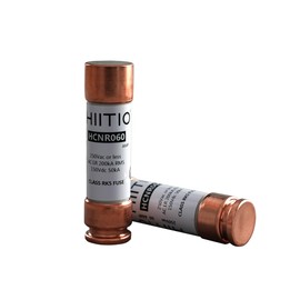HIITIO - Fusible de retardo de tiempo de 250 Vac/150 V CC 60 A, fusible de cartucho RK5, clase R, Fusetron de doble elemento de retardo de tiempo Clase de limitación de corriente con certificación UL