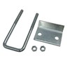 4 Pack Strut to Beam Clamp with Square U-Bolt and