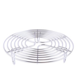 [NMJ] Steaming Plate, Steaming Plate, Silver/Stainless Steel (Diameter 7.9 inches (20 cm)), Steaming Stand